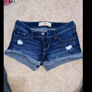 Hollister jean shorts, low rise.